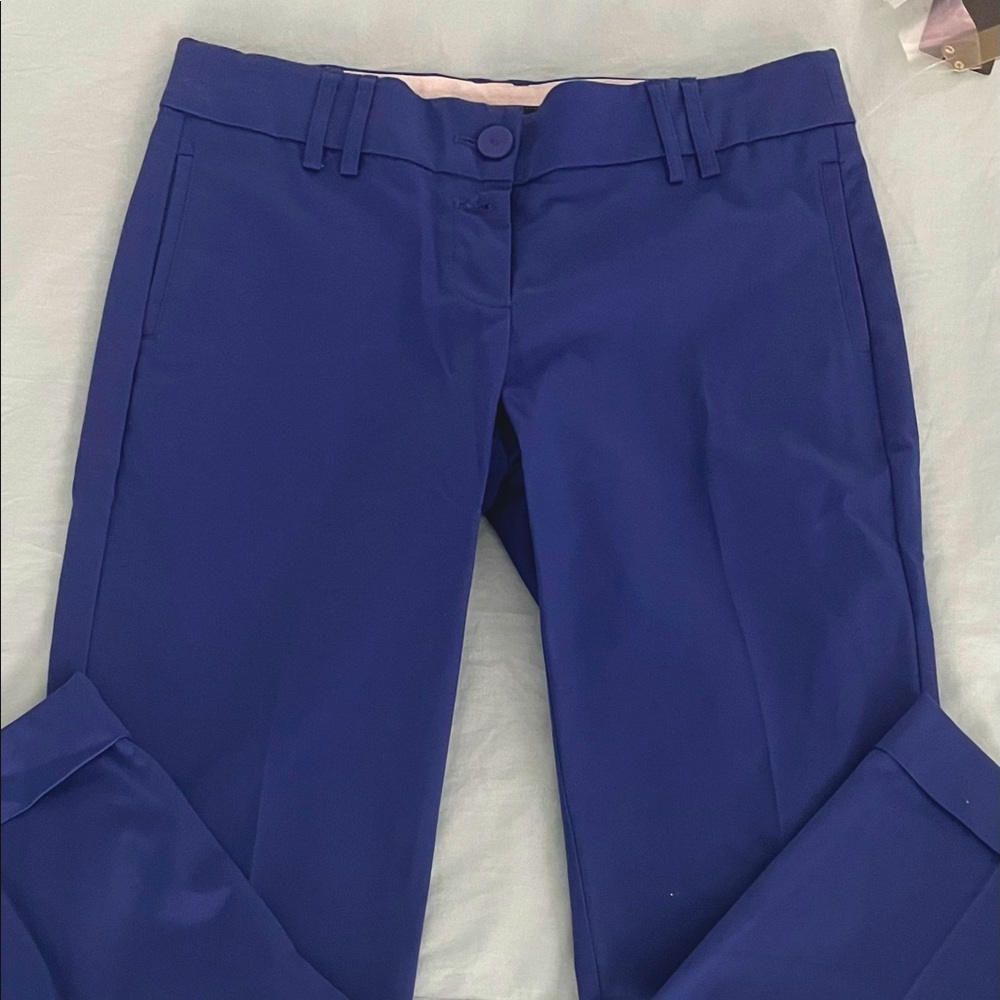 MANGO suit pants cuffed cropped pants